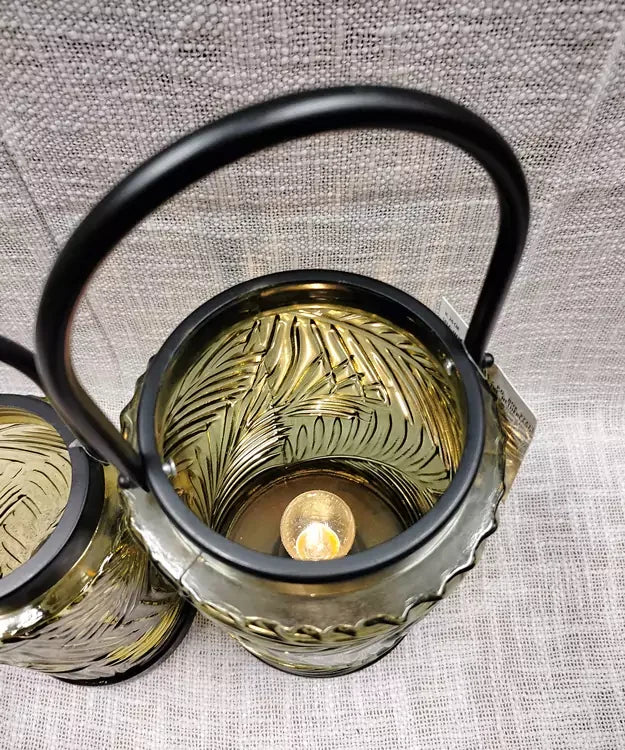 Lampion szklany LED/Dekoracje Home/DecoRaton
