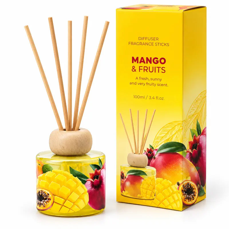 Dyfuzor zapachowe patyczki Mango & Fruits – alternatywne ujęcie