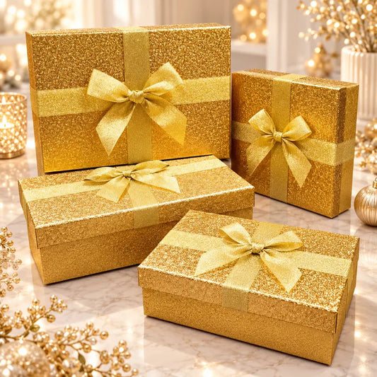 Zestaw pudełek prezentowych "Golden Glamour" BSJ4361G – aranżacja