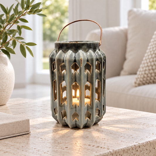 Lampion ceramiczny Eclat — aranżacja