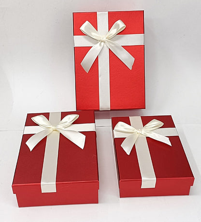 Pudełka czerwone do pakowania