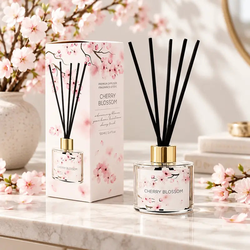 Dyfuzor zapachowe patyczki Cherry Blossom – aranżacja