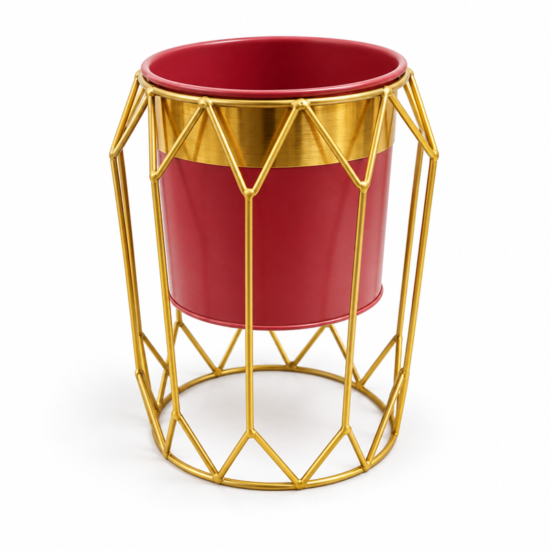 Kwietnik mały "Geometric Elegance" — ujęcie boczne