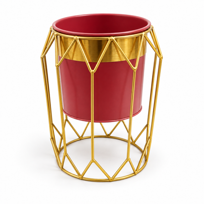 Kwietnik mały "Geometric Elegance" — ujęcie boczne