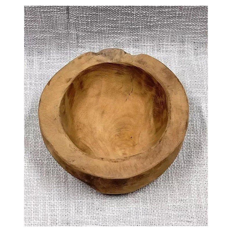 Misa z drzewa tekowego Teak Rustique – widok z boku