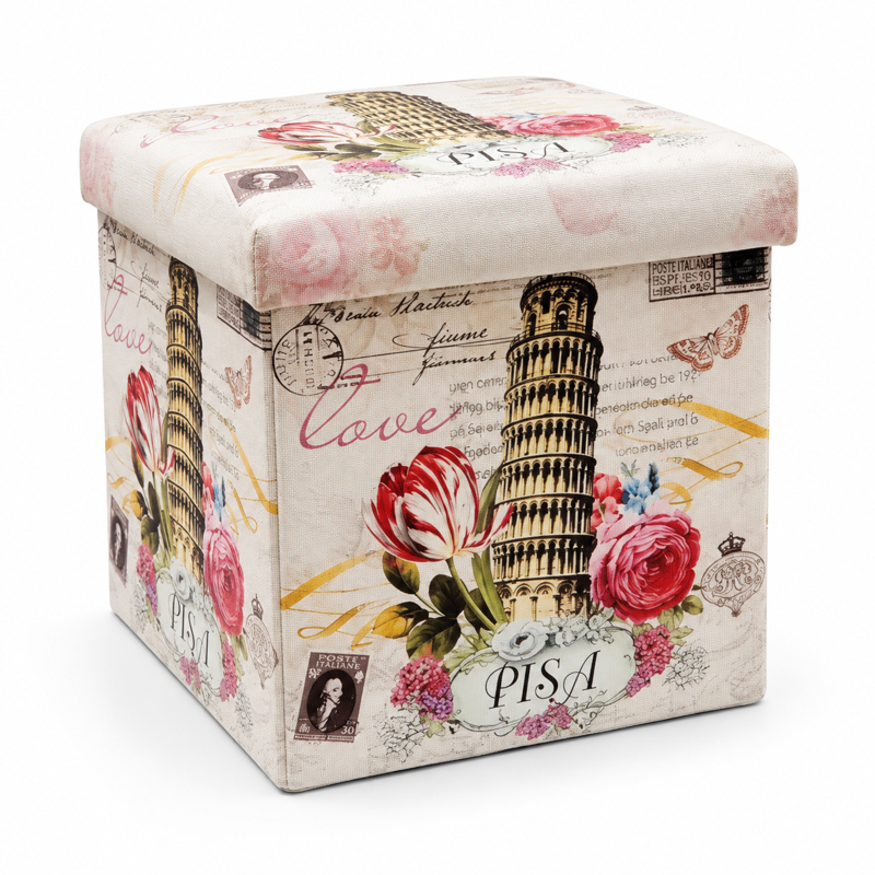 Pufa pojemnik  "PISA" 171SA041 — ujęcie boczne