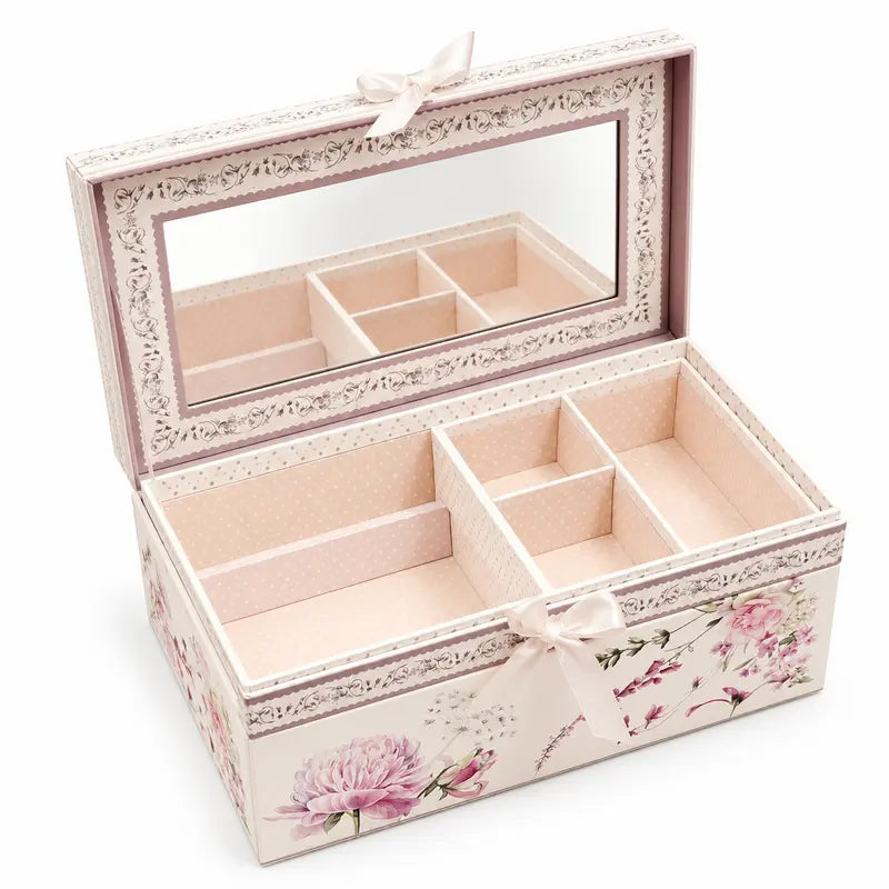 Elegancka Pudełko na Pamiątki "Touchy Peony" – alternatywne ujęcie